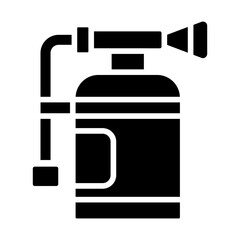 Fire Extinguisher Solid Icon