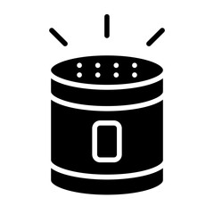 LED Light Solid Icon