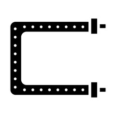 LED Light Solid Icon