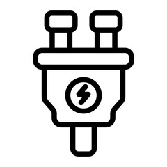 Plug Line Icon