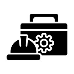 Safety Helmet Solid Icon