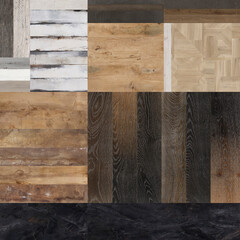 Creative patchwork wood wooden pattern mixed for ceramic wallpaper design