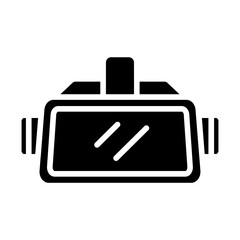 VR Headset Solid Icon