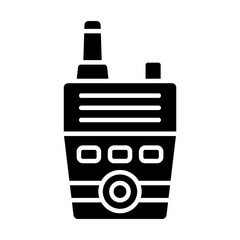 Walkie Talkie Solid Icon