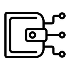 Wallet Line Icon
