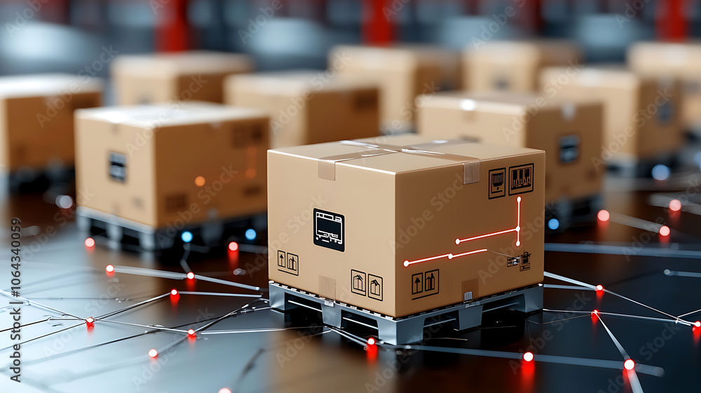 Poster enhance warehouse efficiency by implementing a digital twin for real-time cost savings and operation
