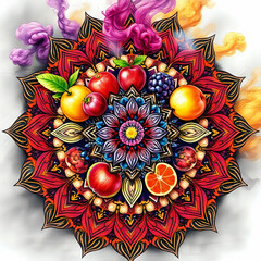 Fruity mandala
