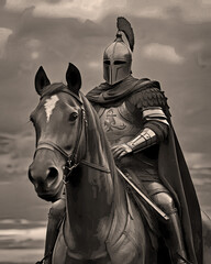 Knight on horseback