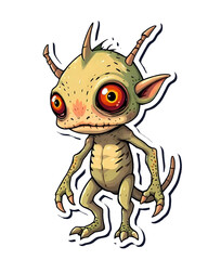 Funny mutant creature