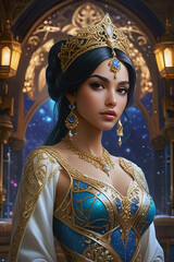 Arabian princess portrait