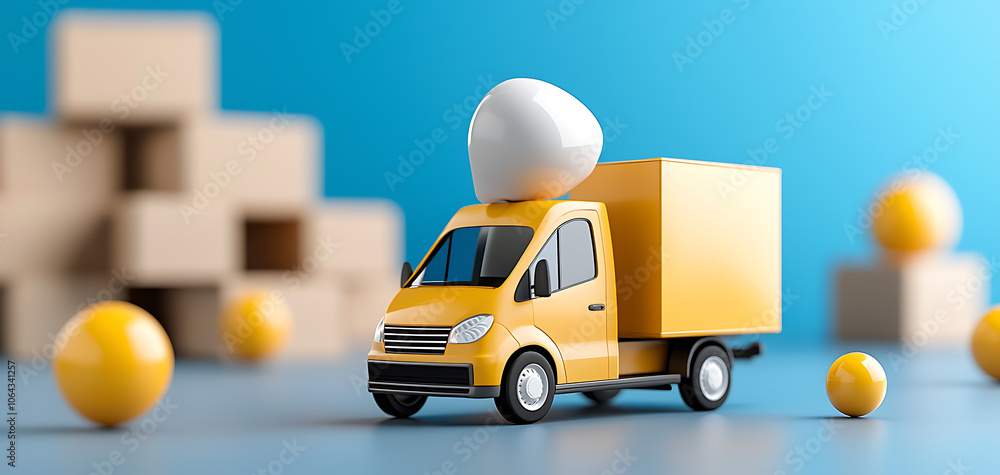 Poster optimize your delivery process with real-time logistics tracking on digital maps for enhanced effici