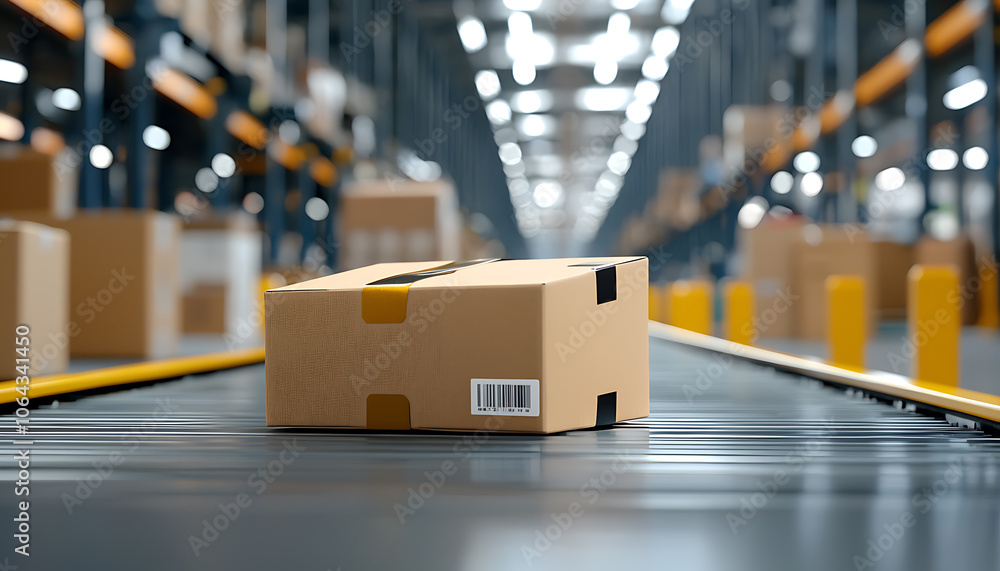 Poster optimize your logistics efficiency with smart inventory tags on packages for streamlined operations
