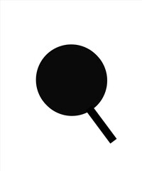 Image Search interface icon black on white background