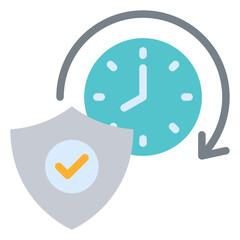 Warranty Period Flat Icon