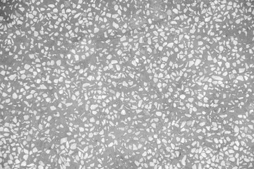 Terrazzo white grey texture with hamper seamless patterns on background