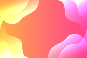 Pink And Yellow Abstract Background