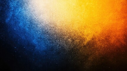 Obraz premium Vibrant Abstract Texture in Blue and Orange Shades