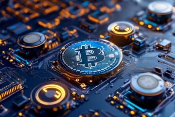 Futuristic blockchain infrastructure with nodes displayed in holographic layers over a city, symbolizing next-generation decentralization