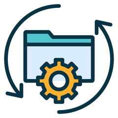 Obraz premium Recovery Outline Color Icon