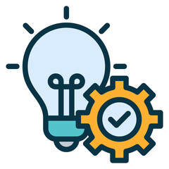 Concept Outline Color Icon