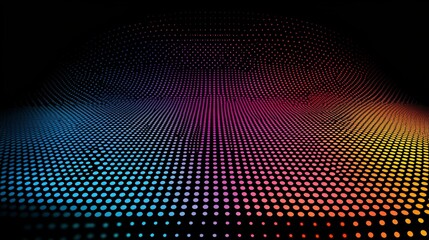 Abstract Colorful Dotted Pattern Background