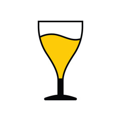 Drink icon design template isolated illustration