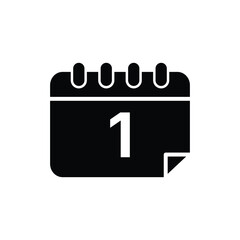 Obraz premium Calendar icon design template isolated illustration