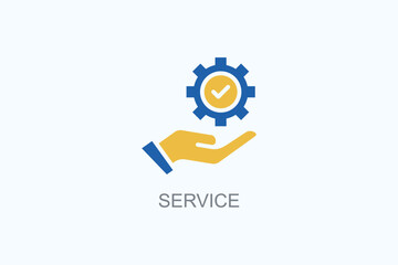 Service Vector  Or Logo Sign Symbol Illustration