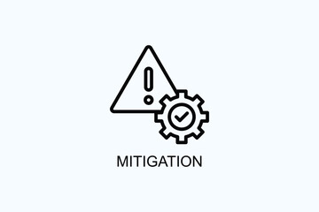 Mitigation Vector  Or Logo Sign Symbol Illustration