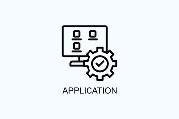 Application Vector  Or Logo Sign Symbol Illustration