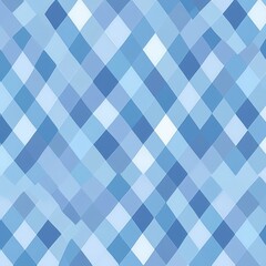 Blue Shade Diamond Seamless Pattern: