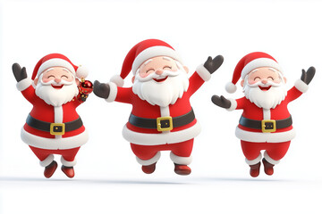 santa claus with gifts