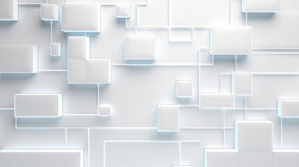 A sleek and modern backdrop features various interconnected white rectangles, ideal for design projects related to technology and digital themes