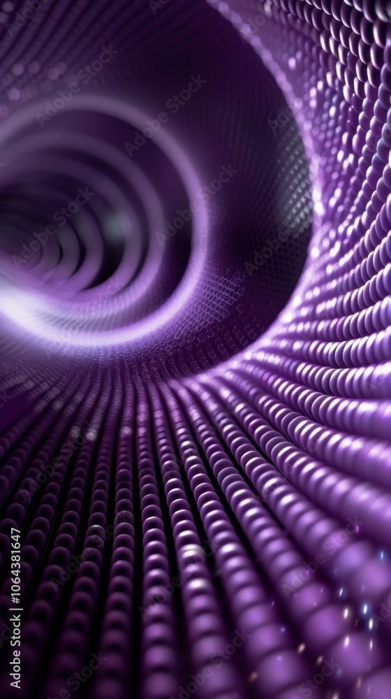 Poster a mesmerizing 3d render of a big neon wave background with chaotic patterns, featuring vibrant purpl