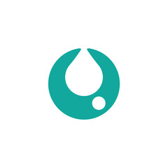 O drop of water logo icon design