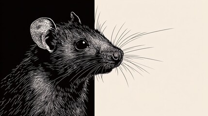 37.No Rats Halftone Vector Icon and Solid Version: