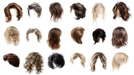 Diverse Hair Styles for Creative Projects