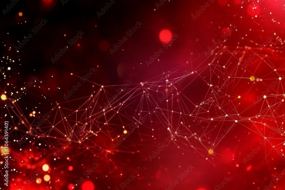 Poster futuristic design emphasizing technology and innovation through color.