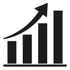 Business Concept Featuring Financial Growth Chart Vector Style Illustration Design