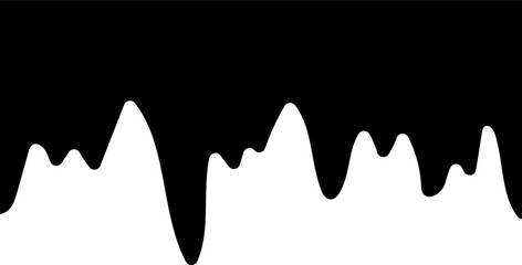 Black melt drips or liquid sauce drops. Black liquid or melted chocolate drips, current paint