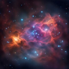 Obraz premium background with stars