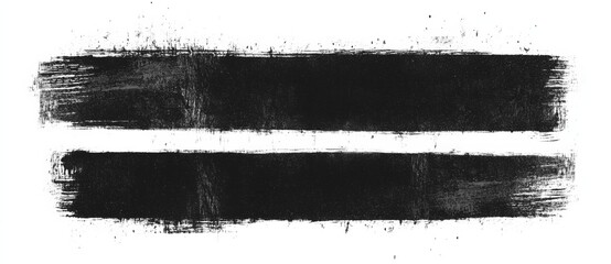 Black Paint Roll for Text Backgrounds in Posters, Designs, Videos, Banners