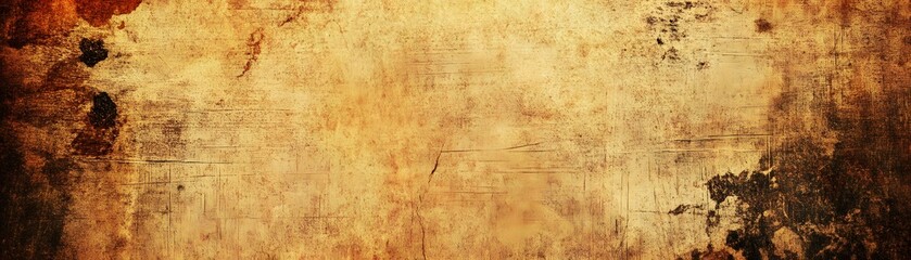 Fototapeta premium Weathered Brown and Gold Wooden Surface