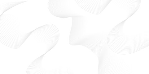 Abstract white light blend paper wave line. vector gradient transparent tech wave curve creative technology flowing smooth diagonal background. Modern creative wave lines glowing moving sound.