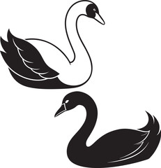 Swan bird set