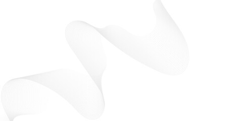 Digital wave line modern carve blend stripe line flowing futuristic technology white line glowing element line moving creative concept science technology crate for thin texture vector background.