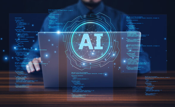 Programmer use AI technology to generate code suggestions, providing real-time assistance for faster development and reducing repetitive coding tasks.