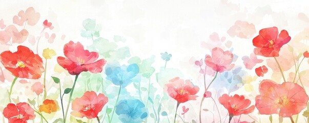Colorful Floral Background for Elegant Design