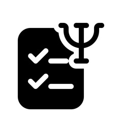 justice policy icon with glyph style, perfect for user interface projects