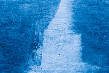 Grunge classic blue concrete background. Textured plaster wall. Creative backdrop for your design....